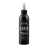 Stigma Dark Tattoo Ink bottle (120ml), black bottle with white label, highlighting 'Dark Tattoo Ink'